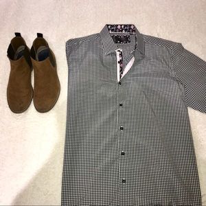 COOGI Luxe |Men’s Dress Shirt Button Up Blue Sz XL